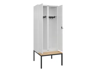 locker voor scheiding van kleding,HxBxD 2120x800x815mm,2vak - 2
