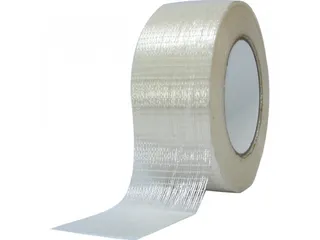 Versterkte Verpakkingstape Transparant Versterkt 50mmx50m Kruis 50µm - 1