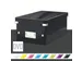 Dvd-box Leitz Click & Store 206x147x352mm Zwart 84% gerecycled karton