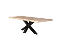Vergadertafel Durango spinpoot 200x100cm