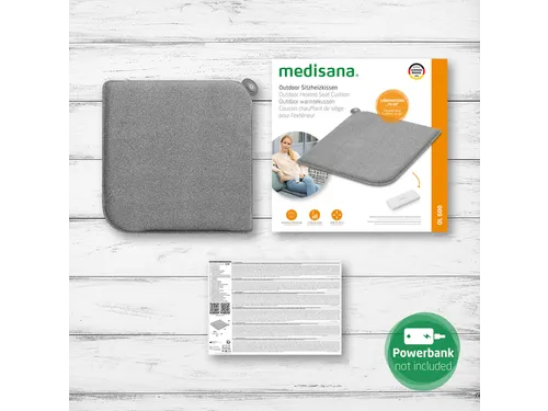 Medisana OL 600 Outdoor warmtekussen 40x40cm Grijs