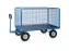 Handtrekwagens 6446l 1250kg 2000x1000mm Draadgaas Luchtbanden