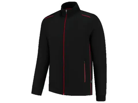 Tricorp 302702 sweatvest, zwart/rood, maat 2XL, per stuk