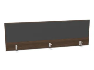 opzetpaneel bureau aanbouw achter NV bruin hickory antraciet 1800mm - 1