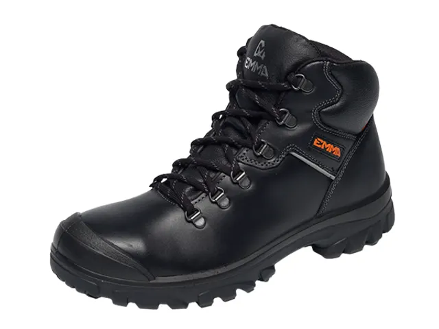 Emma Billy hoge veiligheidsschoen S3 SR HRO Leer Zwart maat XD-45