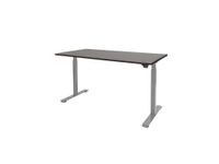 Dextro Basic Zit-sta Bureau Elektrisch 140x80 Logan Eiken 25mm Alu