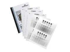 Badge Durable 8695 Set Congres Met Clip 60x90mm