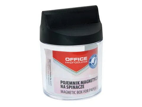 Paperclip houder magnetisch rond transparant zonder clips