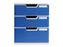 Ladenblok MODULO A4 3 laden Classic Blauw Grijs
