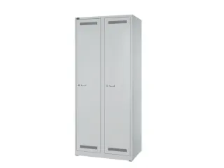 garderobekast,HxBxD 1850x800x500mm,2vak,vak B 400mm,cil.-slot - 3