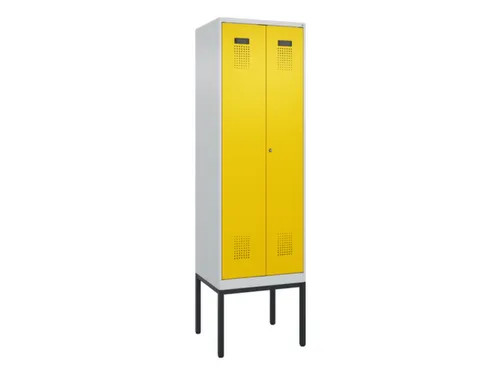 locker voor scheiding van kleding,HxBxD 2120x600x500mm,2vak