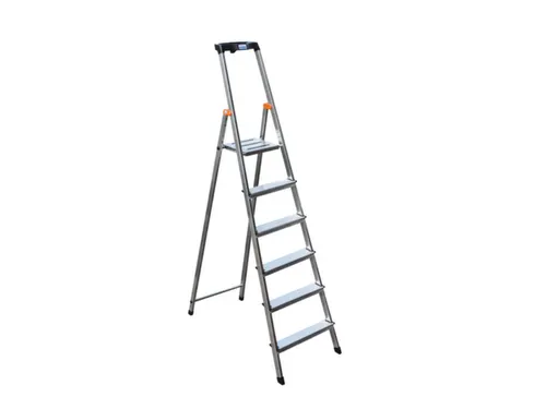 Lichte Universele Ladders Aluminium Kunststof 6treden H 1 27m