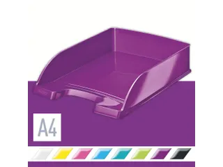 Brievenbak Leitz WOW Plus A4 paars - 2