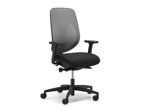 Giroflex Bureaustoel 353 met automatic-move mechanisme Net Grijs