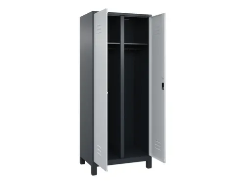 locker voor scheiding van kleding,HxBxD 1950x800x500mm,2vak