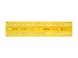 Lettersjabloon Aristo 3,5mm H-profiel schriftvorm B recht