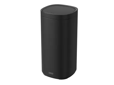 Afvalbak Desq Touch 50 liter RVS zwart