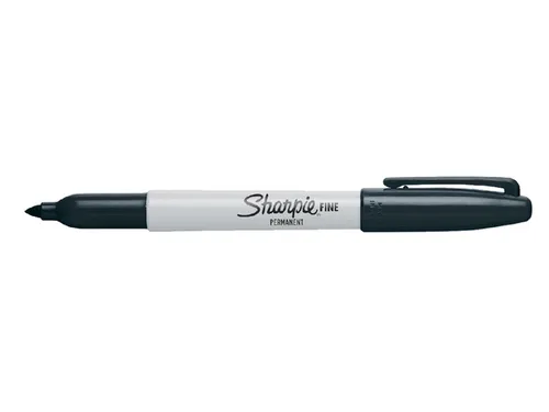 Viltstift Sharpie Fijne punt rond 0.9mm Zwart