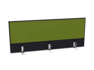 opzetpaneel bureau aanbouw achter B 1400mm CC-zwart BN7048-groen - 1