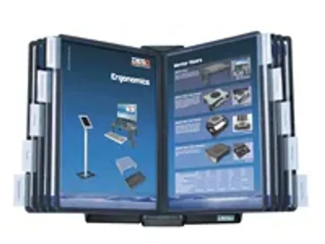 OUTLET Bureaustandaard met 10 displaypanelen voor 20 vellen A4