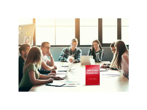 Infobord Nobo Premium Plus A3 acryl vrijstaand