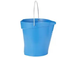 Vikan 56943 emmer 12 Liter met schenktuit Metaaldetecteerbaar Blauw - 2