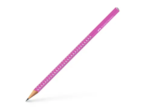 Potlood Faber-Castell Grip Sparkle Aurora B Electric Fuchsia