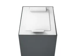 Top met klepdeksel voor modulaire afvalscheidingsunit 60 Liter Wit
