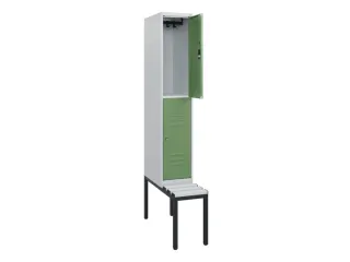 Dubbeldekse dekenkist,HxBxD 1950x300x815mm,1x2vak.,vak B 300mm - 2