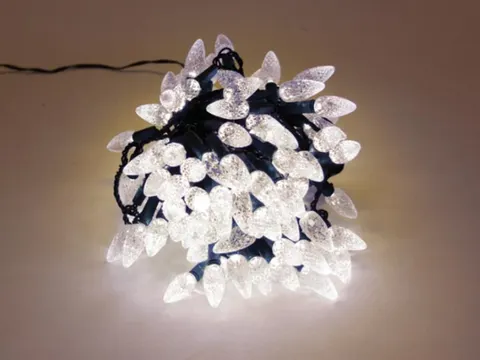 Strawberry Light LED - 12m - 120 Warm Witte Lampjes - Groene Draad -