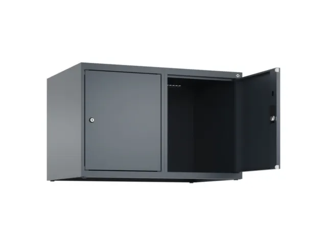 opzetkast,v. locker,2vak.,vak B 400mm,HxBxD 500x800x500mm,vleugeldeur
