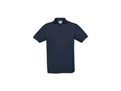 B&C Safran polo, marineblauw, maat M, per stuk