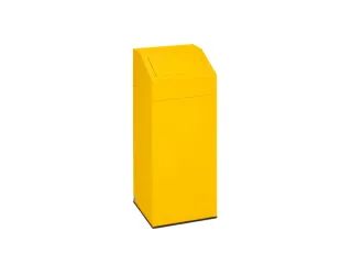 Afvalverzamelaar 76 Liter 890x380x380mm Recyclebaar Materiaal Geel - 1