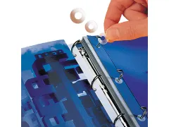 3L Zelfklevende versterkingsringen 13mm Transparant 500 stuks