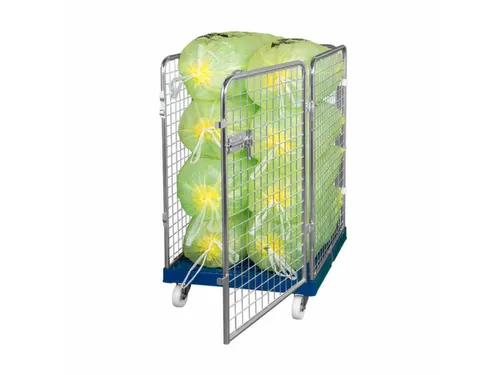 rolcontainer,draagverm. 500kg,LxB 815x724mm,nuttige H 1020mm