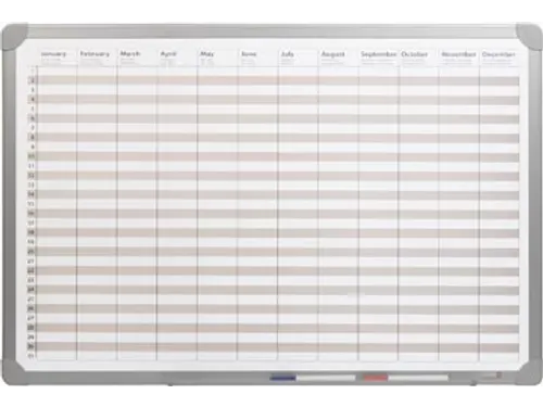 Magnetisch Jaarplanner Desq 60x90cm