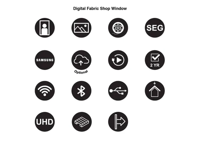 Digitale Etalage Display met Print met 43 inch QRM Scherm