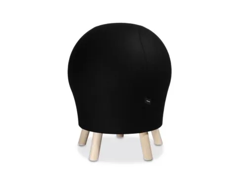 Balkruk Zwart Zitting H X D 620X 450Mm Houten Standpoten