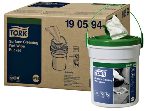 Reinigingsdoekjes Tork 190594 Surface W15 sterke textuur wit