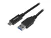 1 meter USB-A naar USB-C laadkabel USB 10Gbps 3A Charge & Sync M/M