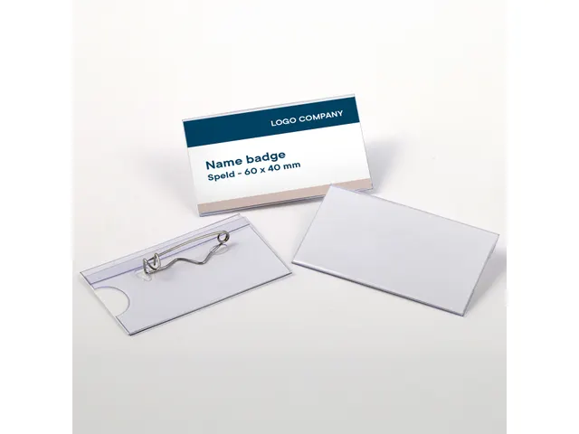 Europel Badge Speld 60 x 40 mm/24 stuks