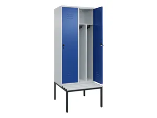 locker voor scheiding van kleding,HxBxD 2120x800x815mm,2vak - 2