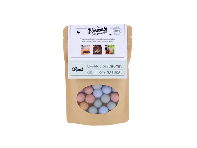 Gitfbag Blossombs mix 25 zaadbommetjes
