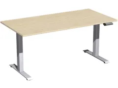 Bureau à hauteur réglable élec. HxlxP 730-1230x1600x800mm