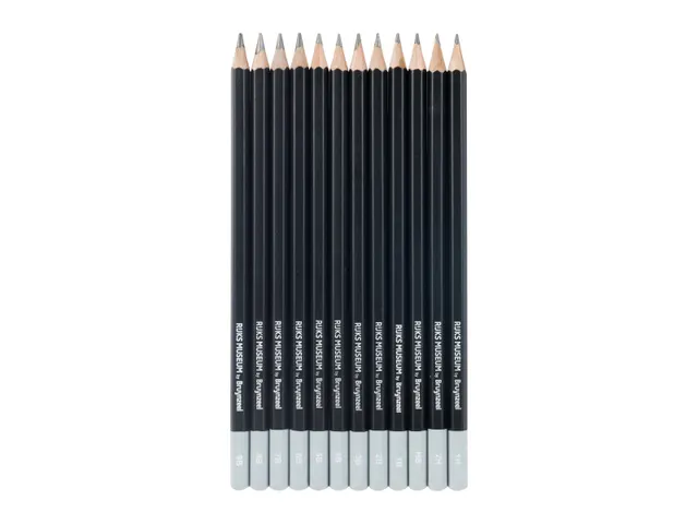 Crayon graphite Rijksmuseum Rembrandt van Rijn set 12 duretés