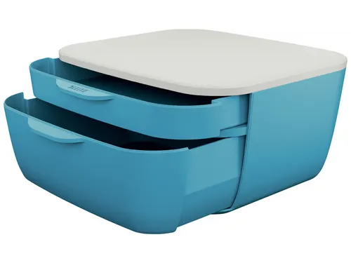 Ladenblok Leitz Cosy 2 laden blauw