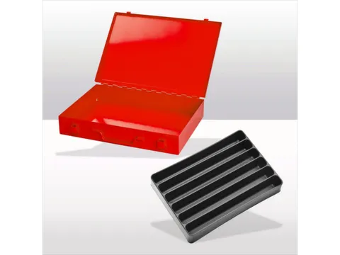 assortimentskoffer,HxBxD 50x335x240mm,6vakken