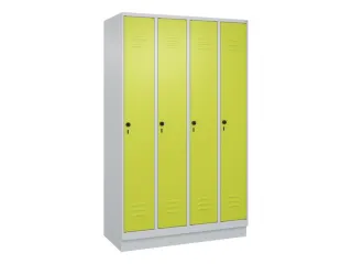 locker voor scheiding van kleding,HxBxD 1950x1200x500mm,4vak - 1