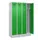 locker voor scheiding van kleding,HxBxD 1950x1200x500mm,4vak