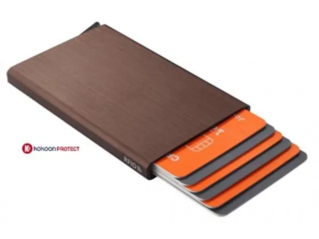 Kokoon Protect Kaarthouder RFID Uitschuifbaar 6 kaarten Assorti Kleure